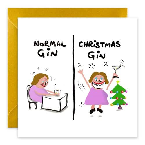 Nomal Gin Vs Christmas Gin