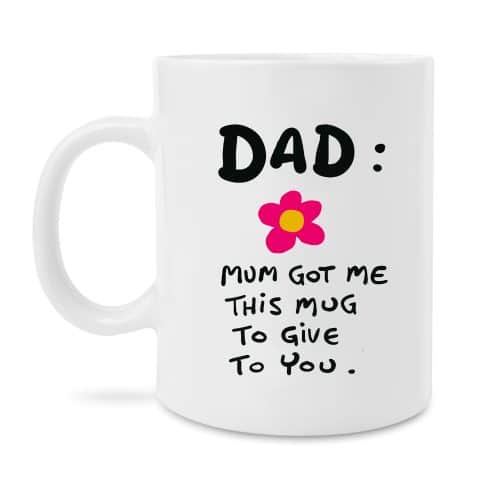 Funny mug for dad